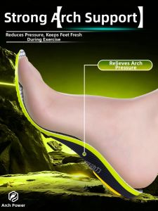 JVBV | Arch Support Insoles Sweat Absorption Shock Absorption Anti-Odor