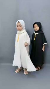 Salwa Kaftan Anak Perempuan | Gamis Anak Balita Usia 1-6 Tahun Ceruty Babydoll Premium