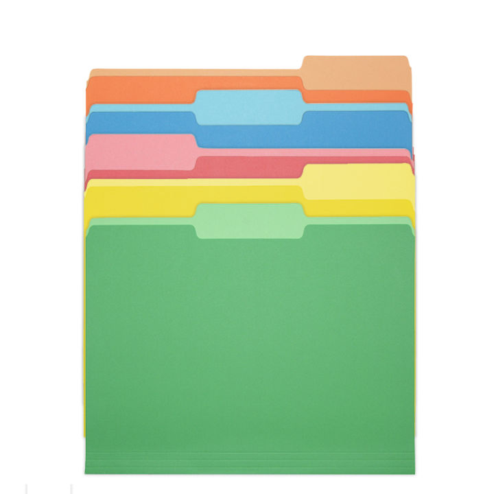 Manila Paper File Folder Colorful Classification Folder Single Sheet ...