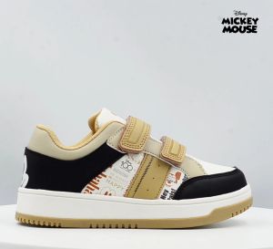 Disney Mickey Mouse Sneakers for Kids Boys Riddle Beige