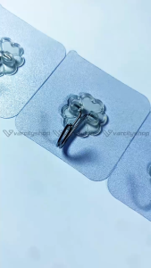 15PCS Cantelan Transparan Gantungan Hook Tempel Hanger Besi Dinding Tembok