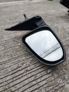 Vios Superman Black Manual Side Mirror for 2014-2018 Models - Perfect Fit for Your Vehicle