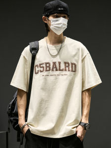 SZON | Cotton Street Style Letter Embroidery T-Shirt Short Sleeves