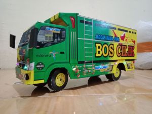 mainan anak miniatur truk oleng murah