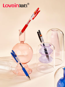 Classic 0.5mm Bullet Tip Click Pens Office Stationery Smooth Writing Neutral Pens Student Homework Exam Tools Waterproof Quick Dry