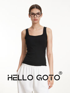 Áo Ba Lỗ Không Tay Nữ Kiểu Dáng Ôm Vừa Vặn Có Đệm Ngực Áo Ba Lỗ Không Tay Phong Cách Mới 2025 Áo Ba Lỗ Có Dây Đeo Vai