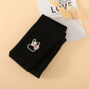 Spring Autumn Cotton Children Pants Baby Outfit Long Trousers Base Layer Girls Clothing Korean Style Black White Kids Clothes