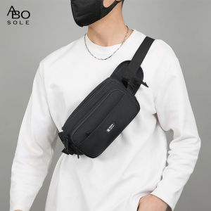ABOSOLE Fashion Chest Bag Waist Bag Oxford Cloth Mens Waterproof Sports Bag Large Capacity Casual Bag Messenger Bag Outdoor Fitness Bag Travel Bag Business Bag