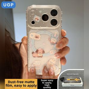 UGP | iPhone Compatible Case Magnetic Cute Designs Full Cover Camera Protection