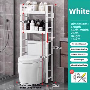Multi-functional Multi-level Bathroom Storage Rack