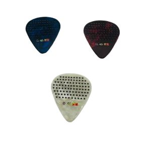 Guitar Picks with Grips Non-slip Includes Thin Medium Heavy Guitar Pick 0.46 0.71 0.96mm Variety Colorful with Holder