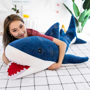 Shark Sleeping Long Pillow Plush Toy