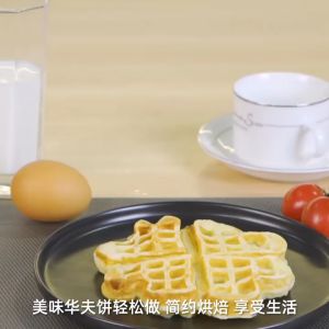 ACE CAMPER Non-Stick Pan Heart Shape Waffle Maker Household Kitchen Gas Non Stick Iron Mold Press Flower