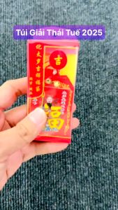 [SẴN HÀNG] Combo Thái Tuế 2025 TỴ - HỢI - DẦN THÂN: Kim Bài Thái Tuế  Túi Thái Tuế  Thẻ Thái Tuế  Móc khóa