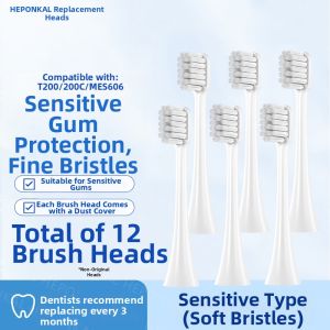 Electric Toothbrush Heads Compatible with Xiaomi T500/T300/T100/700/301/200/MES602/601/2855 Adult Gum Care Normal Specification