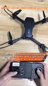E88/S98 Pro Drone 4K HD dual camera WiFi remote control Obstacle avoidance high-altitude portable 8 years and above with 4K dual camera for HD video Foldable design for easy carry WiFi FPV and app control
