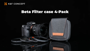 KipalityF Concept Lens Filter Case 4 Pockets Filter Bag For Camera Filter Size 37mm - 82mm 86mm 95mm Holder Pouch UV ND CPL Filter Case