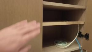 Penetrable Wood Touch Sensor LED Strip Light 12V 120LED EU 220V US 110V Hand Sweep Control Dim Tape Lamp Closet Cabinet Lighting