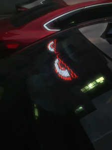 COOBOWE Devils Eye Waterproof Flexible Car LED Screen Ponsel APP DIY Kreatif Layar Warna for Car/Truck/Store/Party...