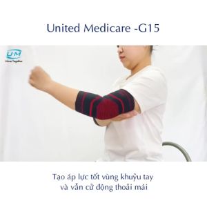Bó khuỷu tay thể thao PRO Red United Medicare (G15) - Cặp