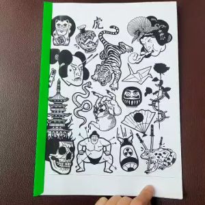 เสริมสวยมุ่งฆุ้า แบบลายสักชุดที่ 2 เทดทูรอยสัก 1 ชุด 10 แผ่น ซึ่งไม่รองรับสติ๊กเกอร์ สำหรับคนที่ชื่นชอบการเปลี่ยนแปลงหน้าตา