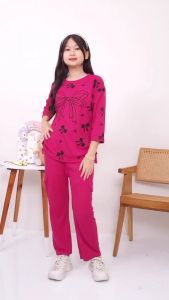 Setelan Cargo Anak Perempuan Usia 8-12 Tahun Bahan Corduroy