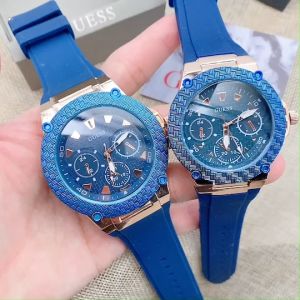 G นาฬิกาแฟชั่น สำหรับผู้ชาย และ ผู้หญิง W1049G2 ระบบ ควอตซ์ สายนาฬิกา ยางเรซิน ขนาด 45 มม