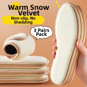 MICUI | Ultra Thin Warm Insoles Soft Bottom Comfortable Winter Fleece Anti-sweat Anti-odor