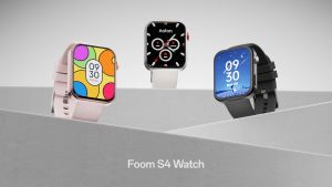 Aolon Foom S4 Jam Tangan Pintar Original Stainless Steel | Running Pace | Bedside Lamp Jam Tangan Pintar IPS Display 2024 New Smartwatch
