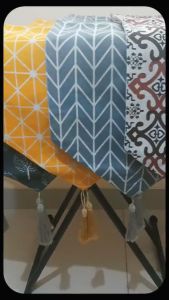 Table Runner 210*32 Canvas Linen / Taplak Meja Tamu Panjang Vintage