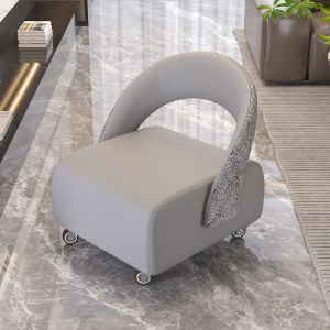 Universal Wheel Small Stool Home Use Roller Couch Table Side Leisure Furniture Small Chair with Wheels for Living Room