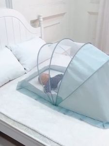 Baby Mosquito Net Portable Folding Crib Netting Baby Bed Net Polyester Newborn Sleep Bed Travel Bed Mosquito Curtain Tent