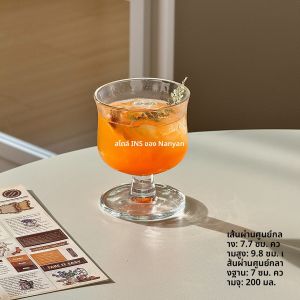 แก้วน้ำชาสไตล์ย้อนยุค แก้วน้ำนมกาแฟ แก้วน้ำผลไม้ แก้วน้ำแข็ง แก้วน้ำทรงต่ำ แก้วน้ำทรงกลม แก้วน้ำใส แก้วน้ำประดิษฐ์