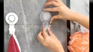 Wall Suction Cup Hook Free Punching Strong Vacuum Single Hook Kitchen Bathroom Seamless Clothes Hook Home Accessories