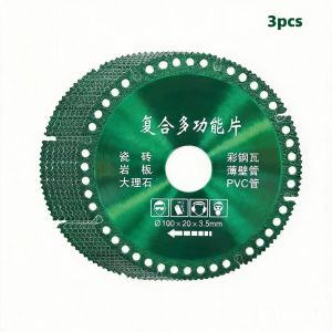 100mm Diamond Cutting Wheel Multipurpose Brazed Disc For Ceramic Stone Metal Angle Grinder High Hardness Fast Cutting Tool