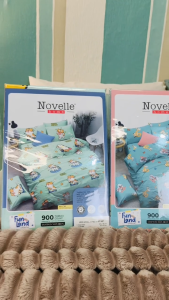 Jean Perry - Novelle Fun Land 900TC Cotton Non-Iron Fitted Bedsheet Set Kids Bedding Single Super Single Queen