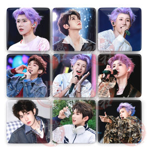 Magnetic Iron Wall Decal Support Concert Tour Yuan Wang Celebrity Idol Fan Badge Gift Fridge Magnet Collectible Anime Game