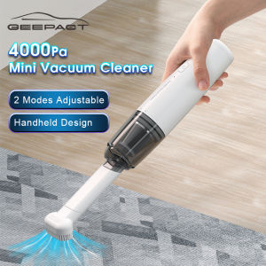 Geepact Wireless Vacuum Cleaner Mini Portable Vacuums Handheld Rechargeable Vacuum Car Home Vacuum Cleaner 4000PA Strong Suction Household Vacuum Cleaner