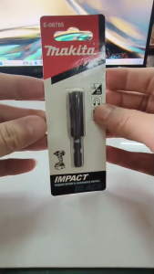 มากีต้า MAKITA E-08785 แกนจับดอกไขควงหัวแม่เหล็ก หัวจับดอกไขควง ข้อต่อจับดอกไขควง อุปกรณ์เสริม IMPACT BLACK มากีต้าแท้ แกน1/4"(2หุน) ยาว 60มม. คุณภาพมาตรฐานจากมากีต้าแท้ สินค้าคุณภาพ