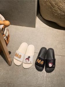 Womens Summer Slippers K-style Ins Cute Home Cartoon Casual Fashion Non Slip Bath Outwear Couple Slippers for Men