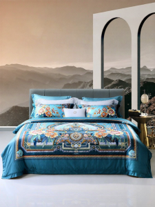 FUANNA (富安娜) | Luxury Egyptian Pima Cotton Bed Sheet Duvet Cover Set