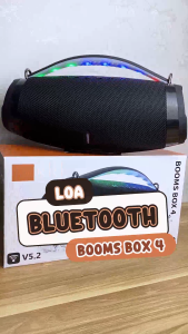 Loa Bluetooth LED Bass Cực Đỉnh Hỗ Trợ Sạc Không Dây TF Card USB Jack 3.5mm BOOMBOX 4 M13