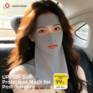 UV Protection Medical Facial Mask Thin Full Face Neck Care