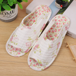 Korean Soft-Bottomed Quilted Slipper Home Use Thin Sole