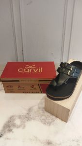Carvil Sandal Pria ROMEO 03 M - BLACK/BLACK