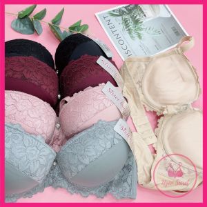 Áo Lót Siêu nâng ngực hàng chuẩn Thái Lan quả trơn mềm mại phối viền ren cao cấp