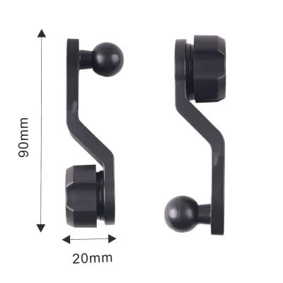 Car Mount Phone Holder with Extendable Rod And Rotatable Shockproof Base 17mm Ball Head Mobile Phone Support for Automobile