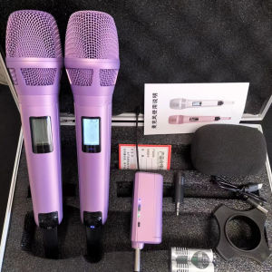Universal Stage Outdoor U-Segment SKM9000+205 Net Head Microphone for Home K-Song Celebrity Blue White Small Star