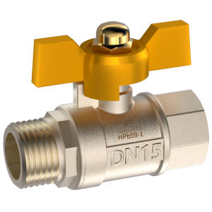 Submarine | Full Copper High-Pressure Natural Gas Ball Valve 3-Way Switch