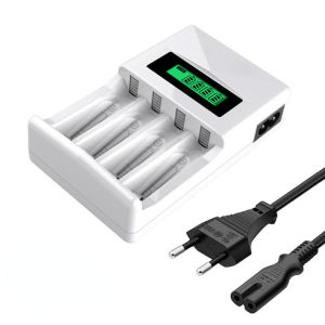【PH shipment】4 Slots LCD Display Charger for AA / AAA Nimh Rechargeable Batteries